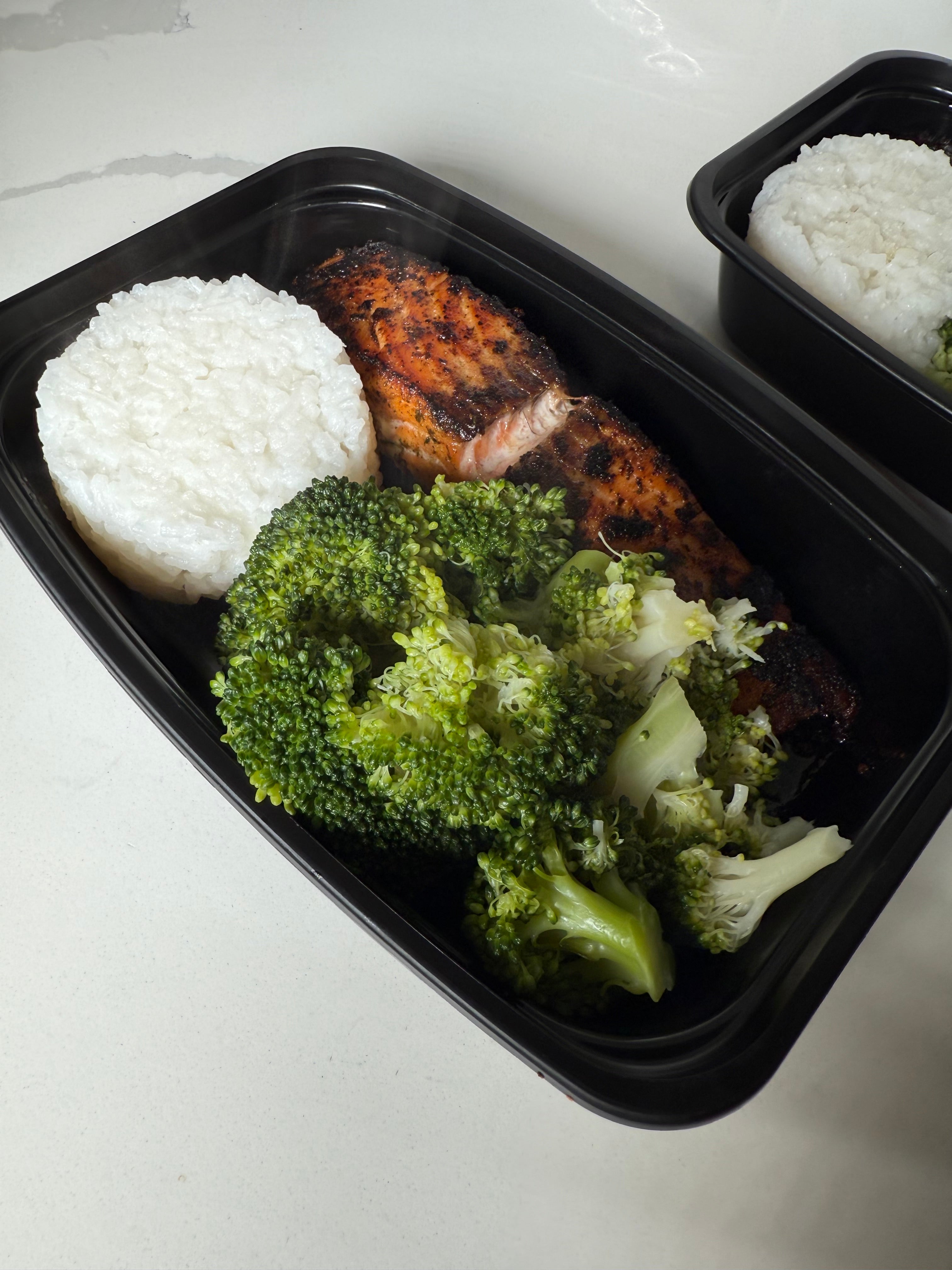 Salmon W/ Jasmine Rice & Broccoli